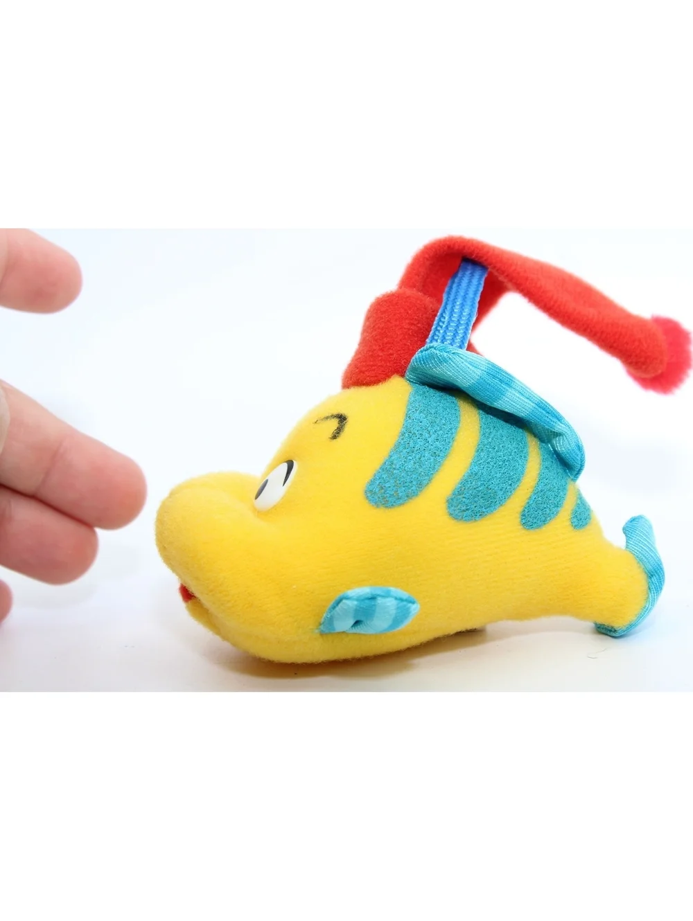 Vintage Disney Little Mermaid Holiday Flounder Plush McDonald's Happy Meal Toy